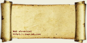 Milena Žeravica vizit kartica